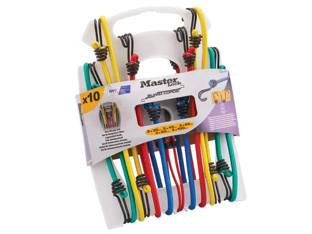 Master Lock 10 Piece Bungee Set