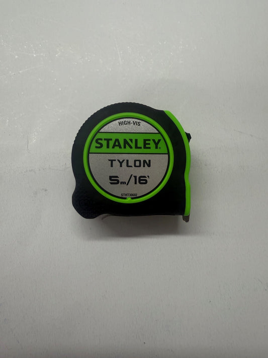 Stanley 5m (16ft) Hi-Viz Tylon Tape