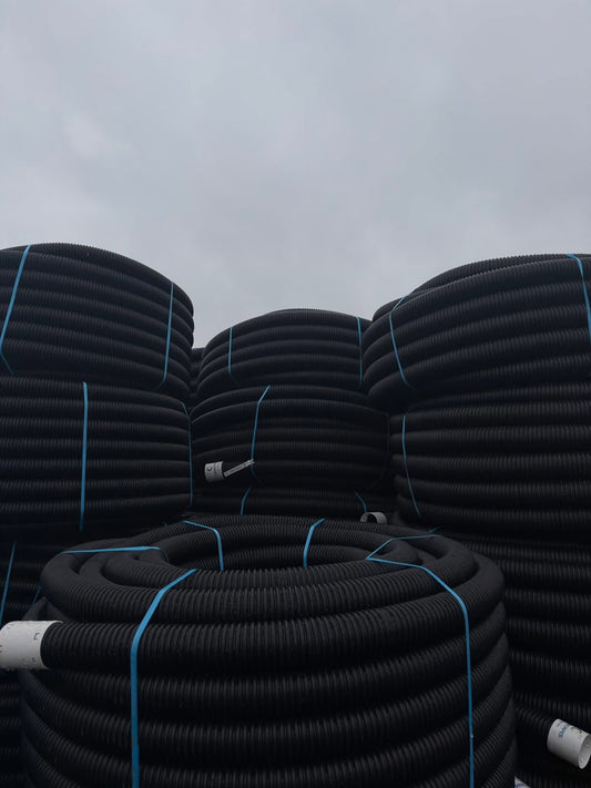 80mm Land Drain Coil x 100m