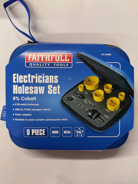 Electricians Holesaw Kit