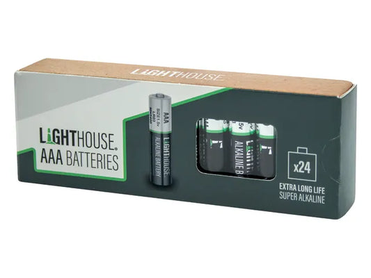 Lighthouse Batteries AAA - 24pk