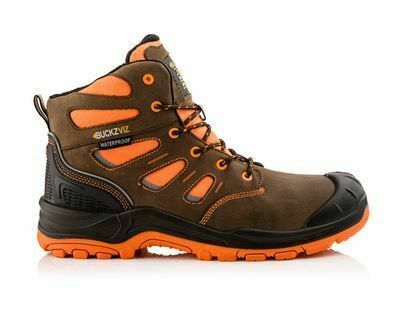 Buckviz Lace Boot Brown/Orange