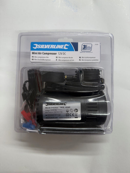 Silverline Mini 12v Air Compressor