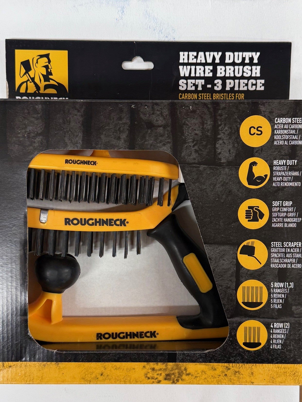 Roughneck 3 PCS Wire Brush Set