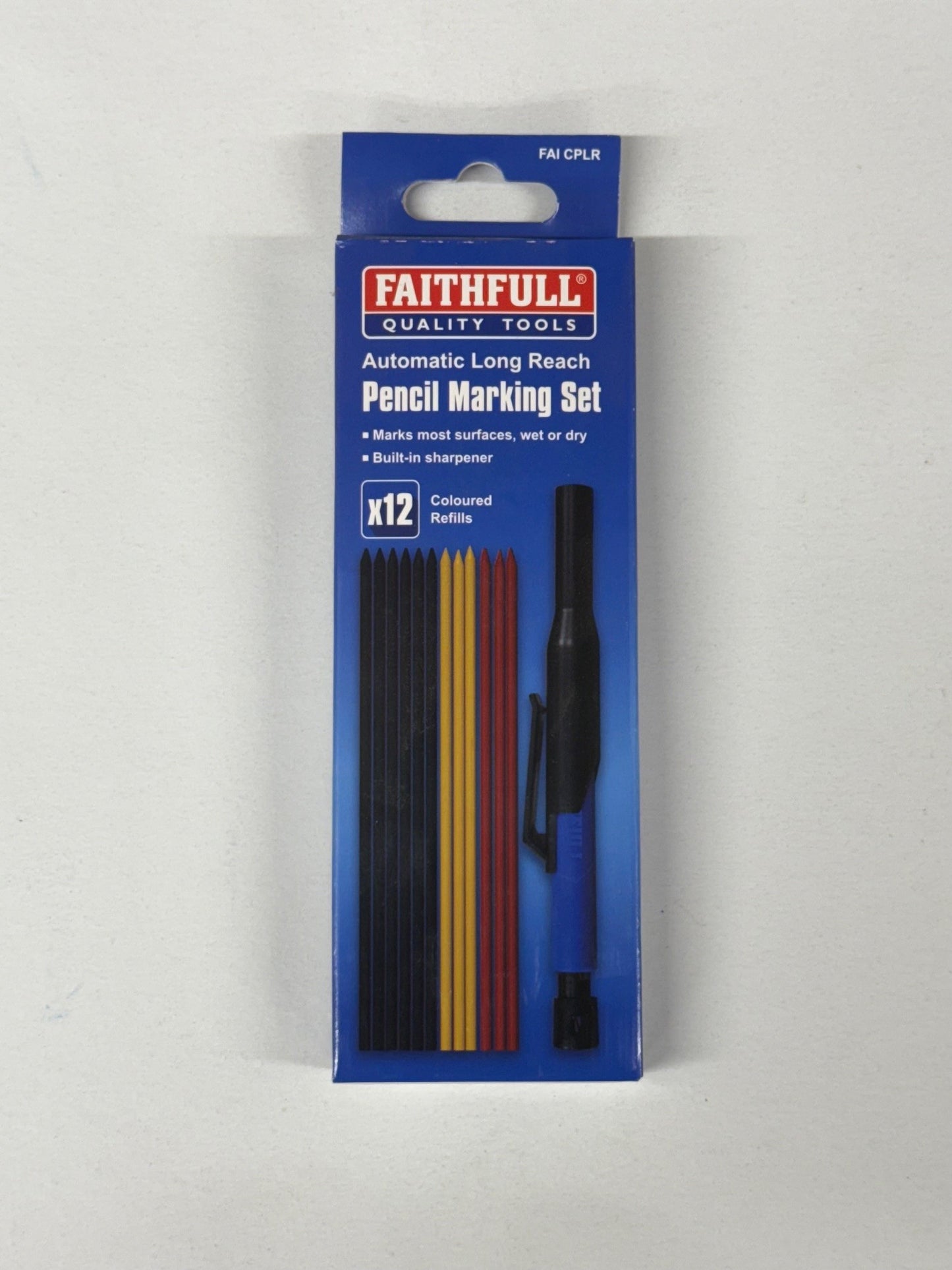 Carpenter's Pencils QTY12 & Sharpener