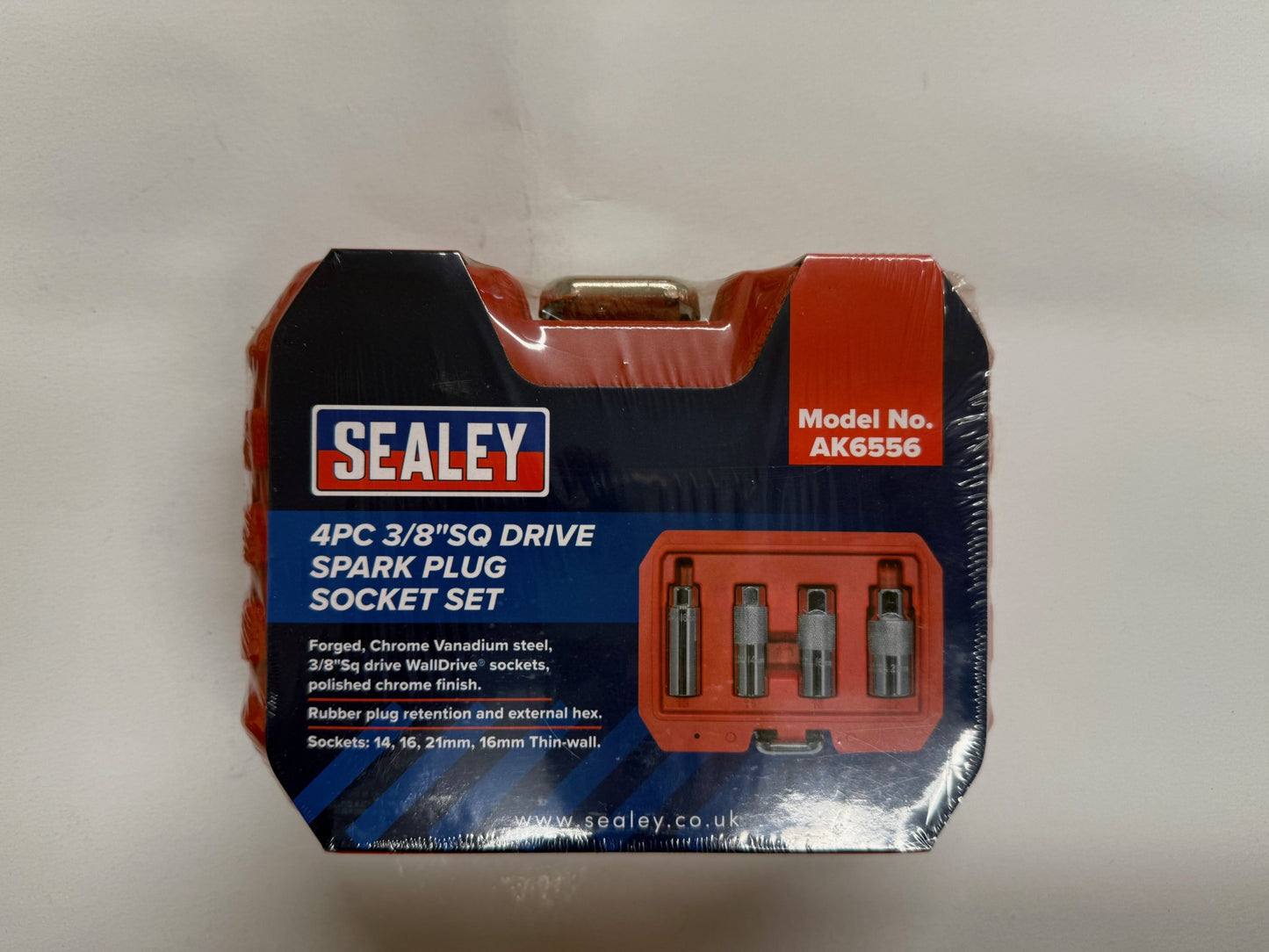 Sealey AK6556 Spark Plug Socket Set