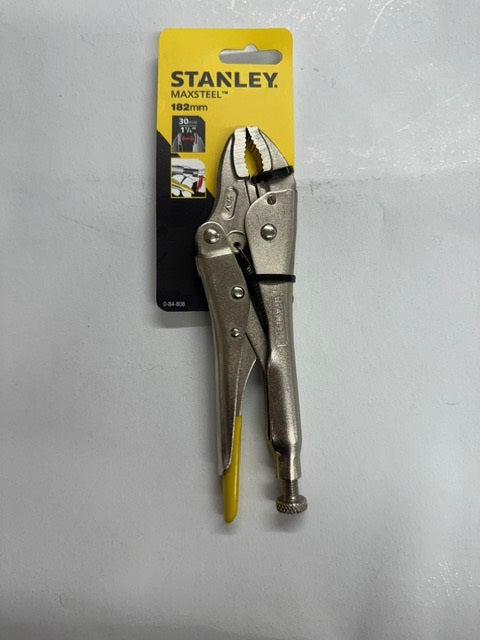 Stanley Tools Curved Jaw Locking Pliers 185mm (7.1/4in)