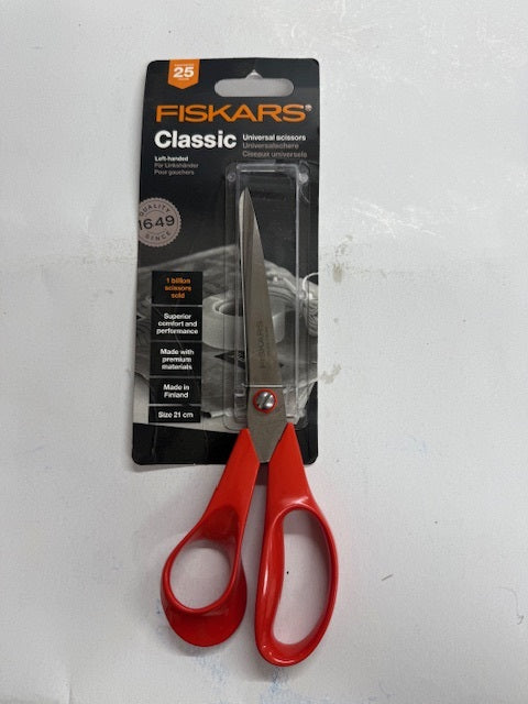 Fiskars Left-Handed General Purpose Scissors, 21 cm Classic