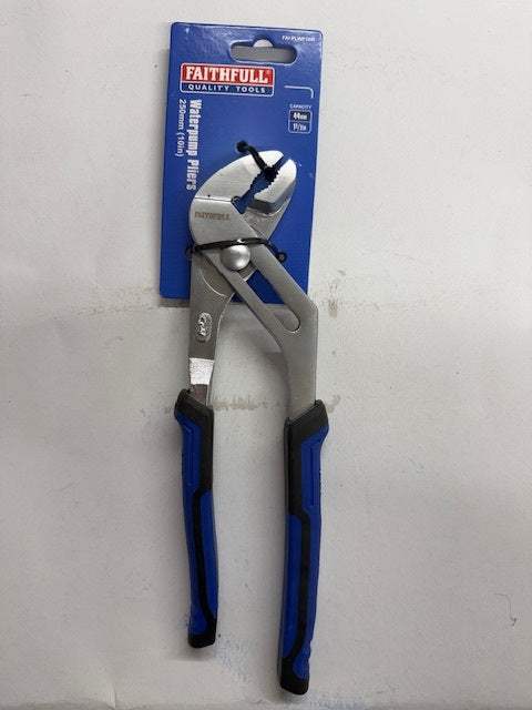 Faithfull Waterpump Pliers Soft-Grip 250mm