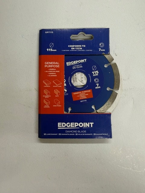 EdgePoint GP7115 General-Purpose Diamond Blade 115mm