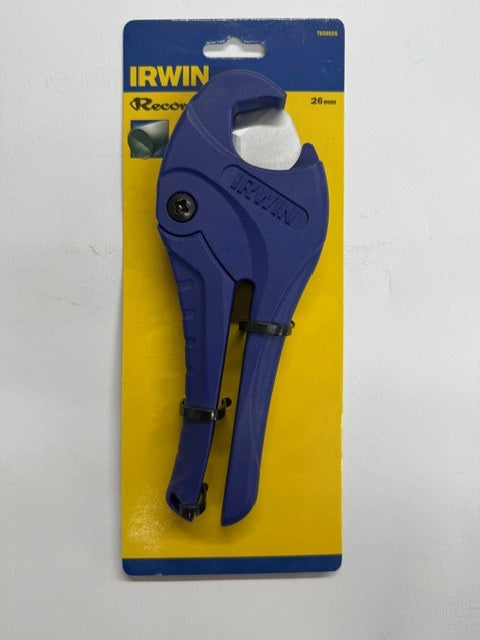 Irwin Pipe Cutter 26 mm, Cuts Plastic